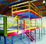 Prefabricated mezzanine