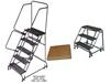 SPRING LOADED CASTERS LADDERS