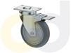CASTERDEPOT TOP PLATE CASTERS - THERMO-RUBBER WHEEL - CAPACITIES UP TO 325 LBS.