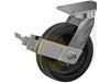 CASTERDEPOT TOP PLATE CASTERS - PHENOLIC WHEEL - CAPACITIES UP TO 3500 LBS.