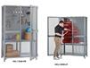 ALL-WELDED TOOL STORAGE LOCKER WITH PEGBOARD OR LOUVERED PANELS