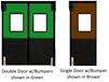 RUFF TUFF V-CAM SINGLE & DOUBLE PANEL HEAVY-DUTY INDUSTRIAL DOORS