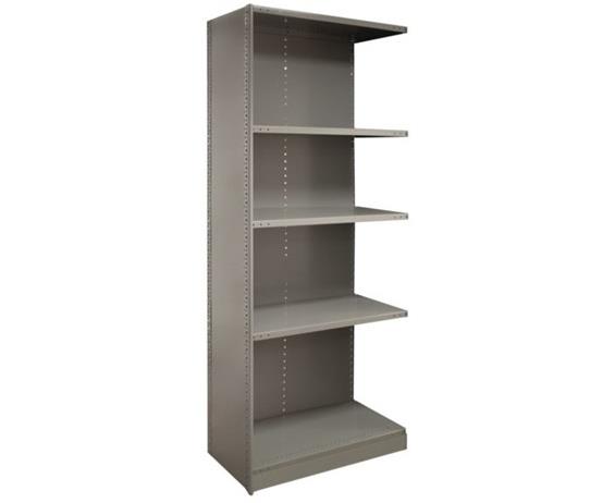 BEADED POST INDUSTRIAL CLIP SHELVING