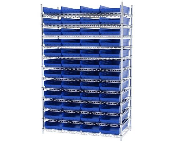 SHELF BIN WIRE SYSTEMS