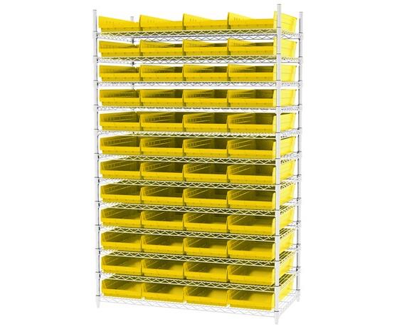 SHELF BIN WIRE SYSTEMS