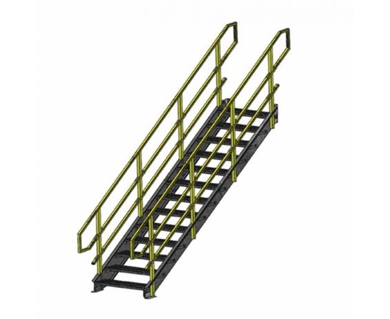 Prefab Metal Galvanized Stairs