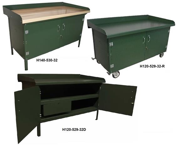ENCLOSED CABINET WORKBENCH