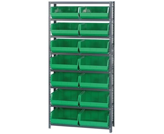GIANT OPEN HOPPER BIN STORAGE SYSTEM