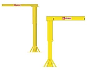 FOUNDATIONLESS LIGHT DUTY FLOOR JIB CRANE