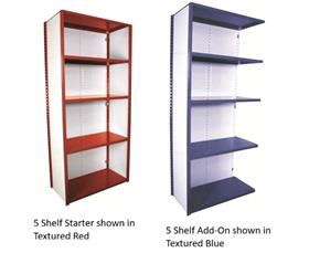 V-GRIP™ CLOSED SOLID SHELVING - 84"H