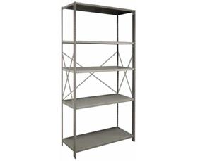 BEADED POST INDUSTRIAL CLIP SHELVING