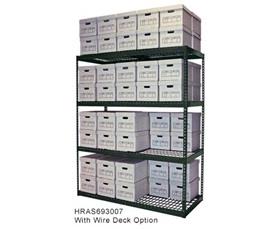ARCHIVE SHELVING WIRE DECKS