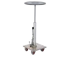 HYDRAULIC POST TABLES WITH ROUNDED TOPS