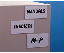 MAGNETIC WRITE-ON TAGS