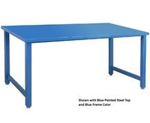 KENNEDY SERIES WORKBENCH W/PAINTED STEEL TOP
