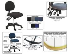 BENCHPRO™ ESD, CLEANROOM & INDUSTRIAL CHAIRS