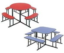 SQUARE & ROUND LUNCHROOM TABLES