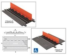 GUARD DOG® LOW PROFILE CABLE PROTECTORS - ANTI-SLIP RUBBER PAD KIT