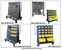 LOUVERED PANEL & PEGBOARD A-FRAME TRUCKS