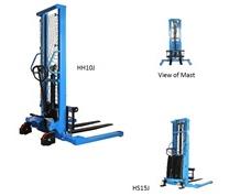MANUAL AND SEMI-ELECTRIC STRADDLE STACKERS