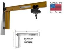 WALL BRACKET - FULL CANTILEVER JIB CRANE