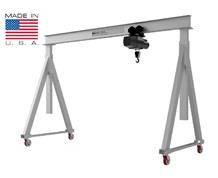 ADJUSTABLE HEIGHT ALUMINUM GANTRY CRANES