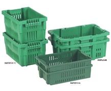 VENTILATED STACK-N-NEST CONTAINERS FOR PARTS HANDLING