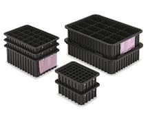 ESD-SAFE DIVIDER BOX CONTAINERS
