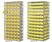 SHELF SYSTEMS WITH STORAGE BINS