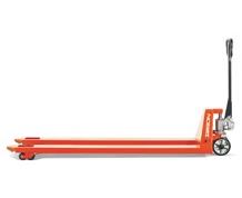 EXTRA-LONG FORK PALLET TRUCKS