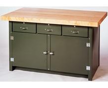 THREE DRAWER CABINET WORK BENCH