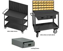 SHELF CARTS/WORKSTATIONS WITH PANELS