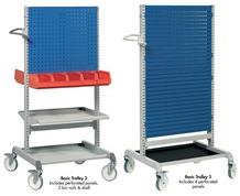 PERFORATED TOOL BOARD TROLLEYS