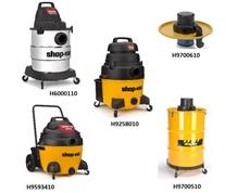 INDUSTRIAL SINGLE & 2-STAGE SERIES WET/DRY VACS
