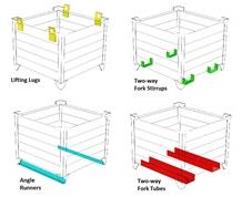 ADD-ON OPTIONS FOR CORRUGATED BULK STEEL CONTAINERS