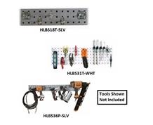 LOCBOARD® STEEL PEGBOARD STRIP KITS