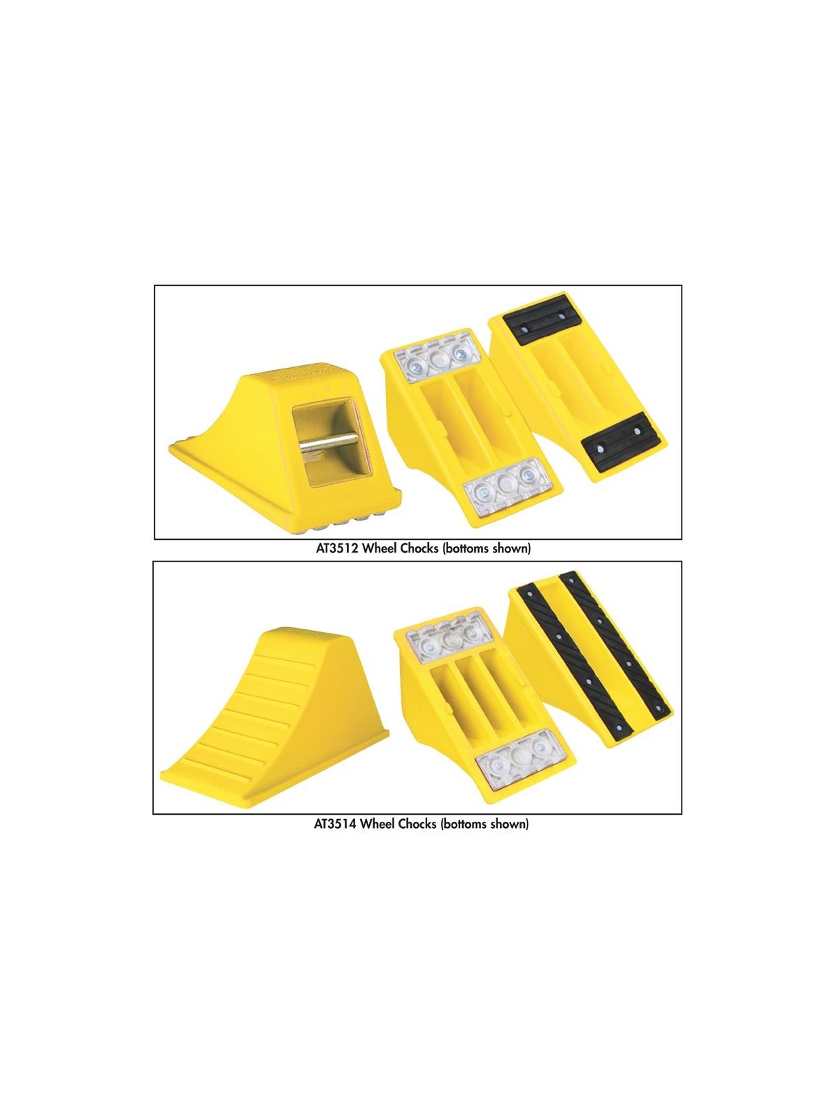 All Terrain Urethane Wheel Chocks Industrial Equipment for Sale