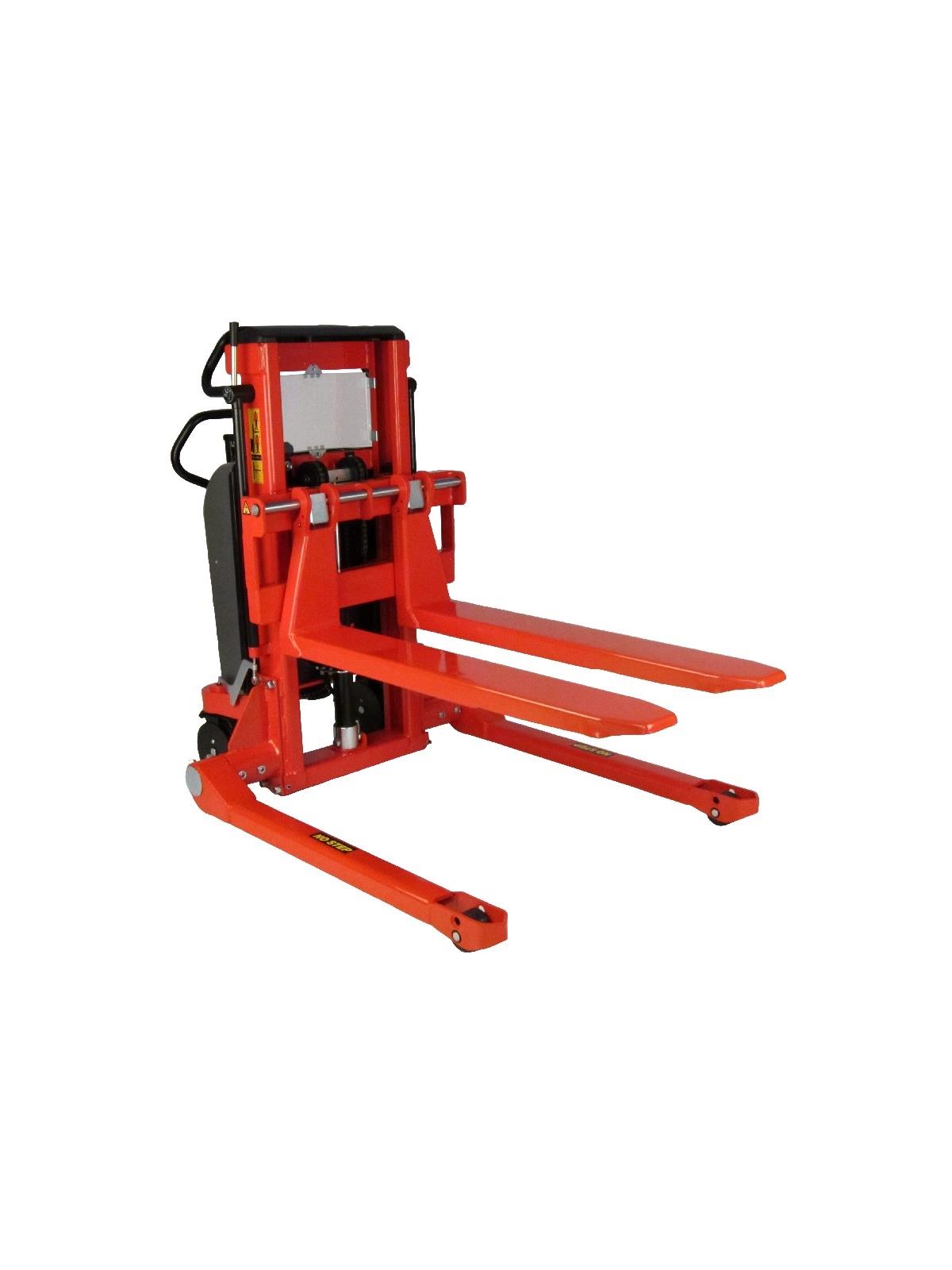 Electric Lift/Manual Push ELFS Straddle Stacker Industrial Equipment for Sale