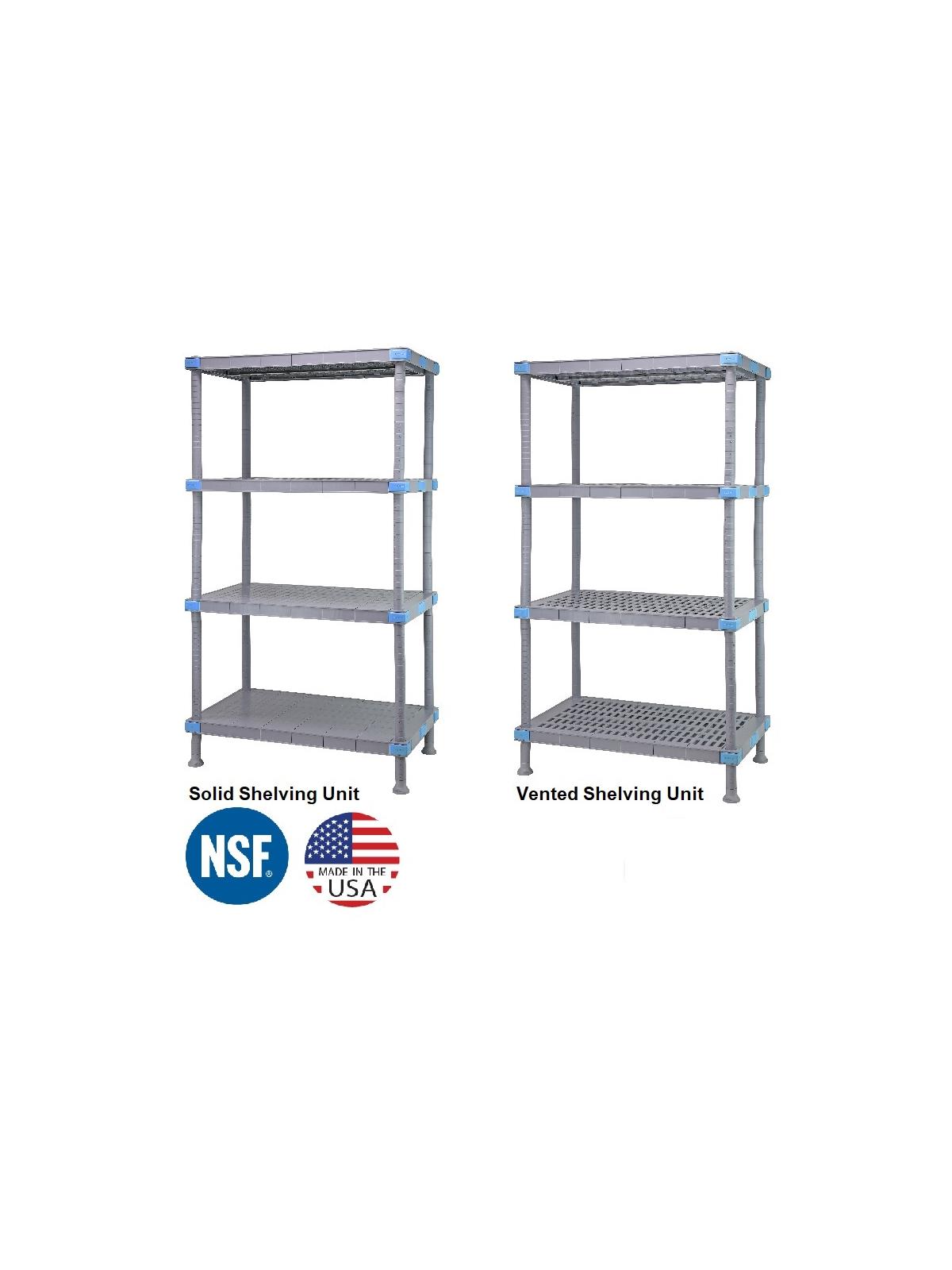 Millenia All Polymer Shelving Units Industrial Equipment for Sale