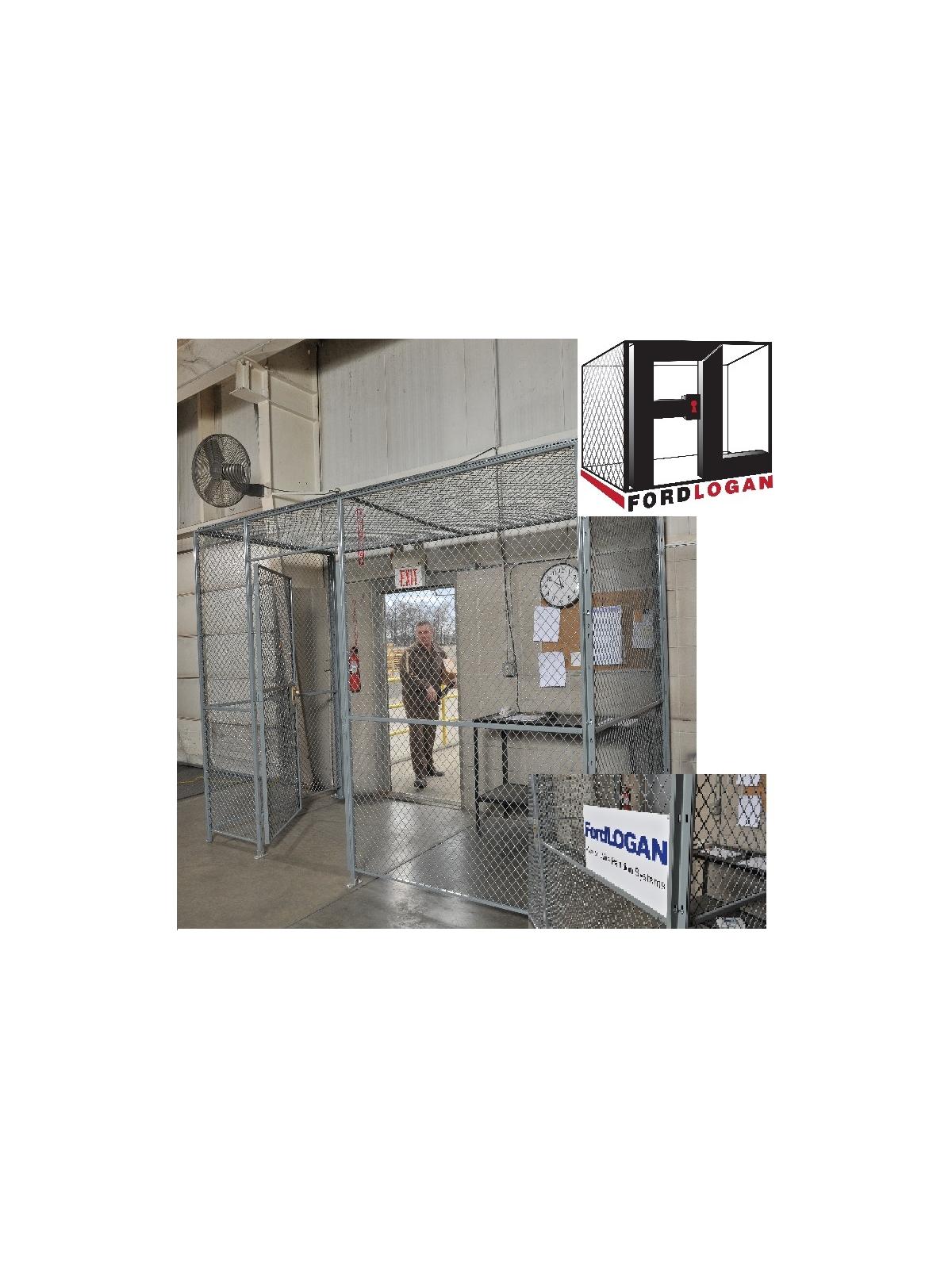 Woven Wire Mesh Security Cages Industrial Equipment for Sale